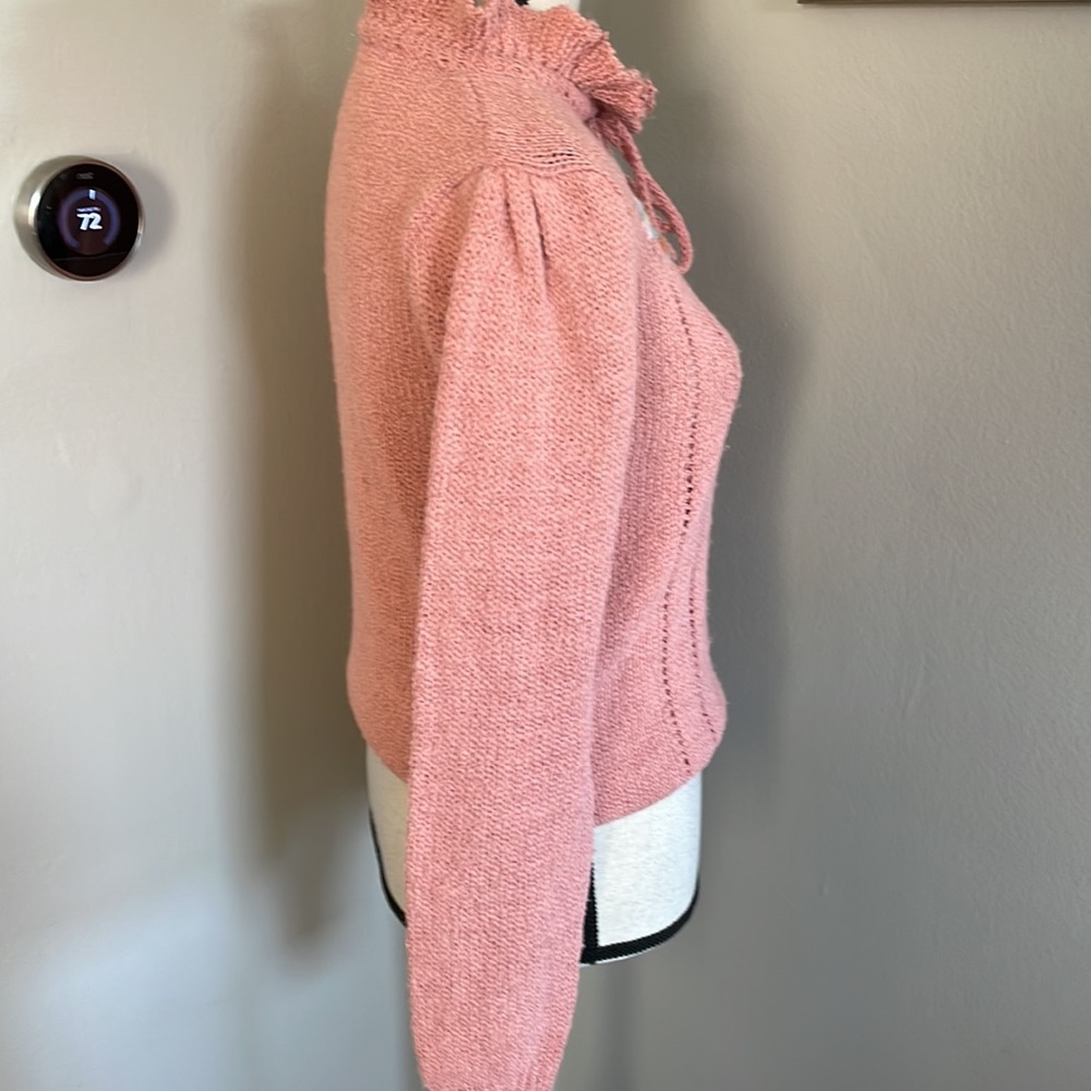 Granny chic vintage handmade sweater - Picture 5 of 6